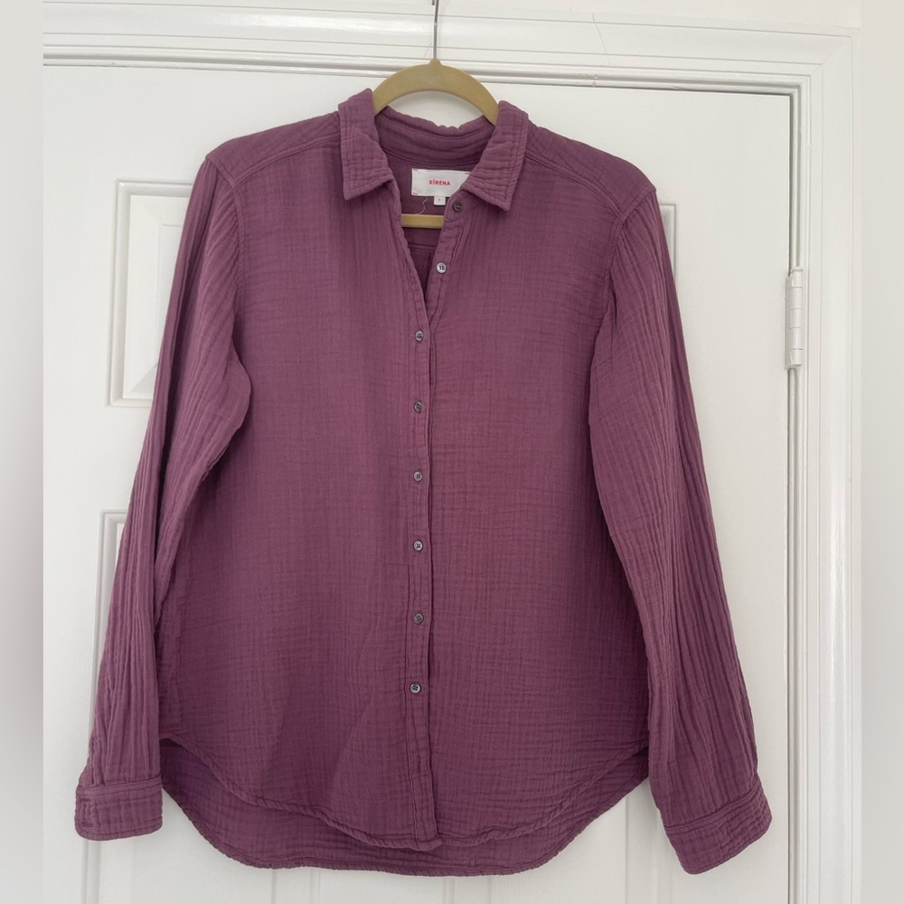 Xirena Scout Cotton Gauze Button Down. Size: S